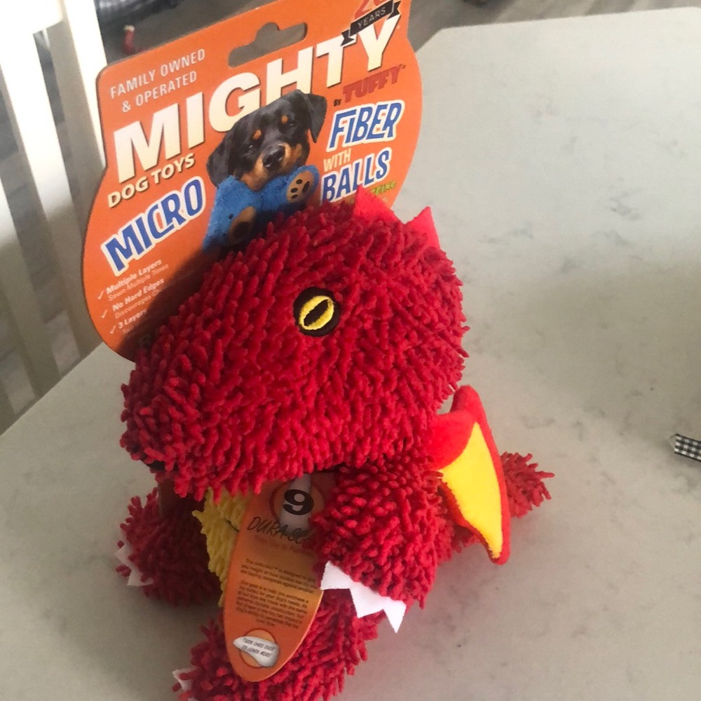 Ultra Tough Red Dragon Dog Toy